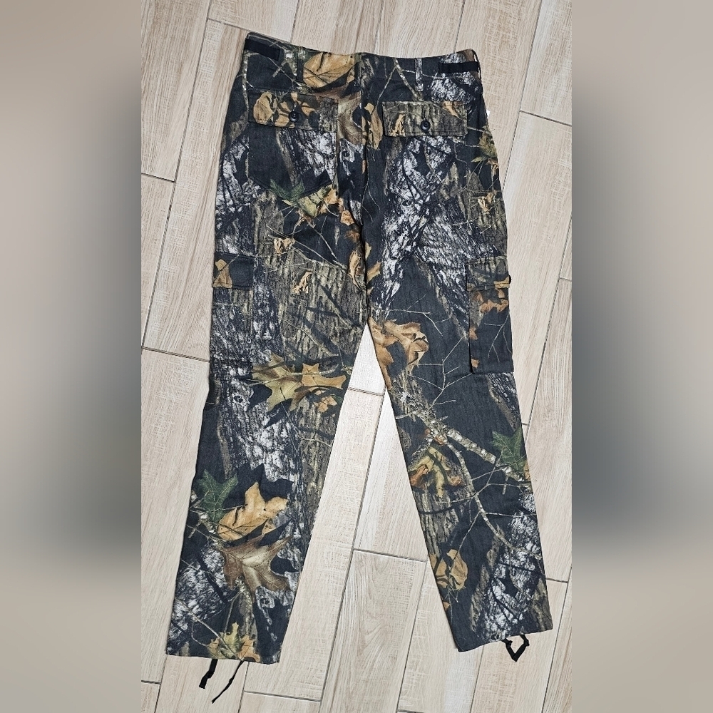 Mossy Oak Camo Cargo Pants Mens 34 Camouflage Outdoor Bowhunt Breakup - Picture 4 of 12
